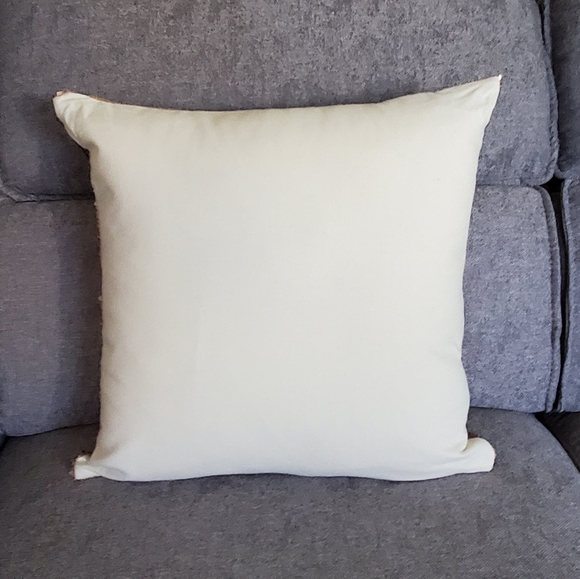 Two Indigo Accent Pillow Covers Rose Gold Sequins - Picture 2 of 8